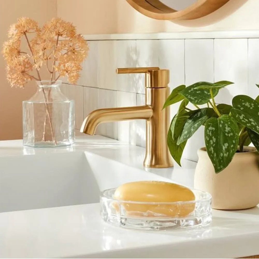 Hearth & Hand Clear Glass Soap Dish